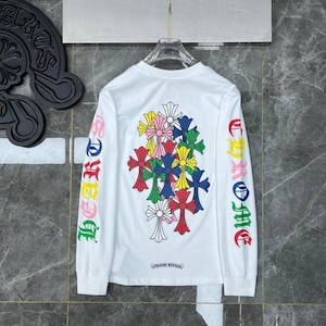 Zweifarbiges Langarm-Sweatshirt