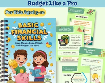 Money Management Workbook | Financial Literacy Activities | Budgeting & Saving Skills | Homeschool Printable