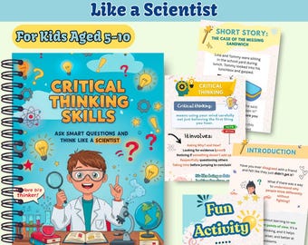 Critical Thinking Activities for Kids | Logic Puzzles Workbook | Homeschooling & Parenting Resource