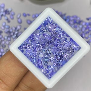 Mix Shape Tanzanite Gemstone, Faceted tanzanite Cut Stone, AAA Natural Loose Gemstones 3x5-6x8mm