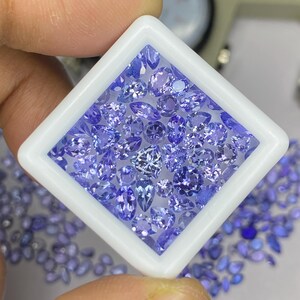 Mix Shape Tanzanite Gemstone, Faceted tanzanite Cut Stone, AAA Natural Loose Gemstones 3x5-6x8mm