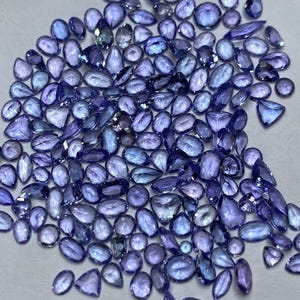Mix Shape Tanzanite Gemstone, Faceted tanzanite Cut Stone, AAA Natural Loose Gemstones 3x5-6x8mm