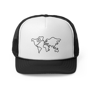 Fernweh Weltkarte Trucker Cap