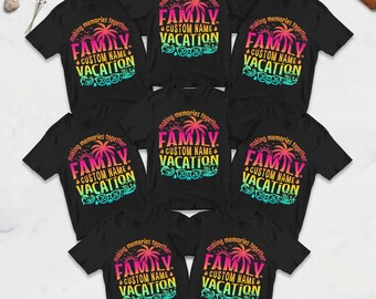 Custom Family Vacation Shirt, Personalized Family Vacation Shirt, Matching Memories Shirt, Custom Family Trip, Family Beach Trip Shirt