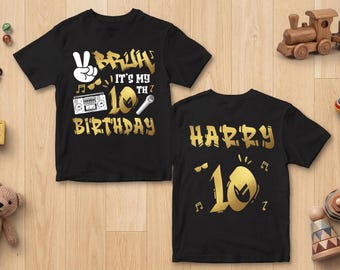 Personalized Toddler Notorious Birthday Shirt, Birthday Shirt Boy, Custom Name Hiphop Birthday Theme, Birthday Outfit Boy