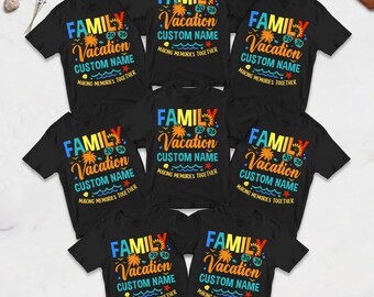 Custom Family Vacation 2026 Shirt, Personalized Family Vacation Shirt, Matching Memories Shirt, Custom Family Trip, Family Beach Trip Shirt