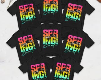 Custom Spring Break 2026, Texas Spring Break, Florida Spring Break, Matching Family Shirts, Group Vacation Shirts, Spring Break Squad