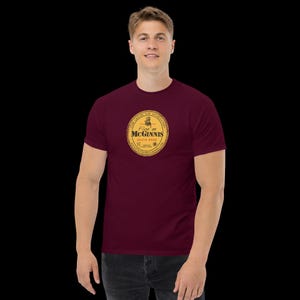 Fire on McGinnis - Guinness - Distressed Gold Label T-Shirt image 4