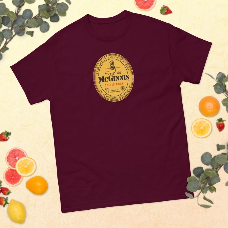 Fire on McGinnis - Guinness - Distressed Gold Label T-Shirt image 5