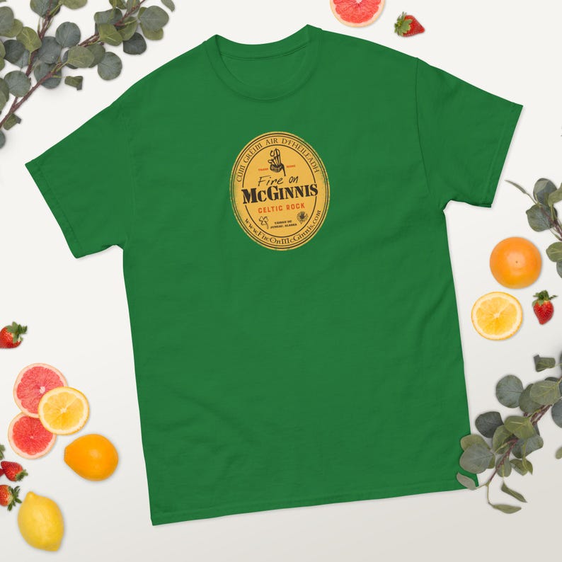 Fire on McGinnis - Guinness - Distressed Gold Label T-Shirt image 13