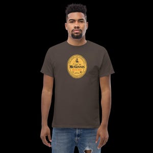 Fire on McGinnis - Guinness - Distressed Gold Label T-Shirt image 6