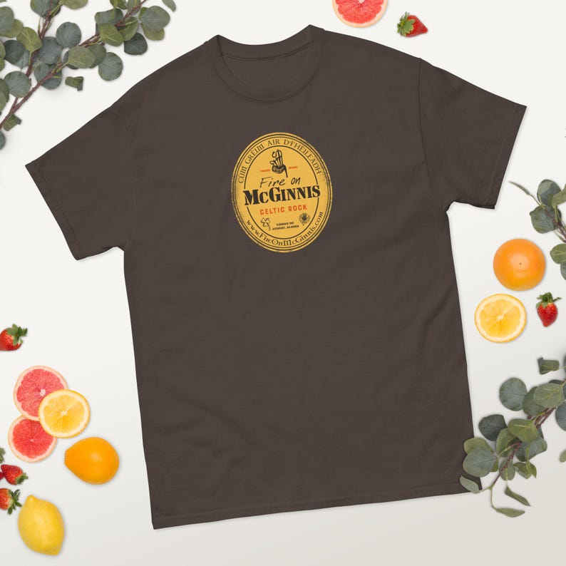 Fire on McGinnis - Guinness - Distressed Gold Label T-Shirt image 7