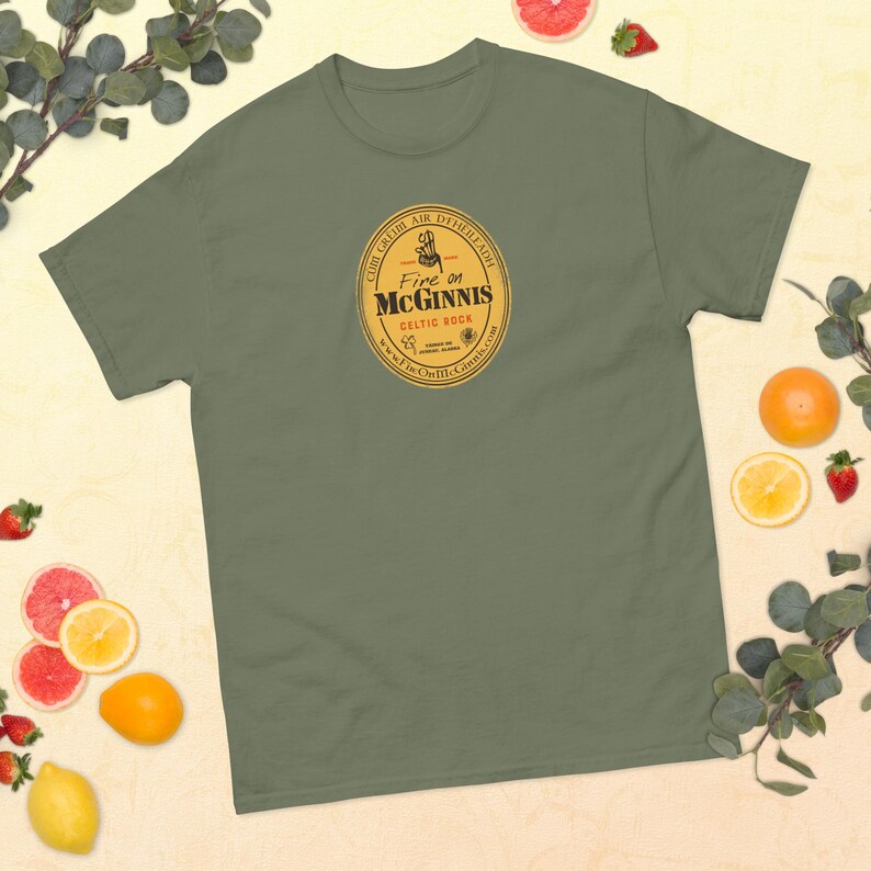 Fire on McGinnis - Guinness - Distressed Gold Label T-Shirt image 15