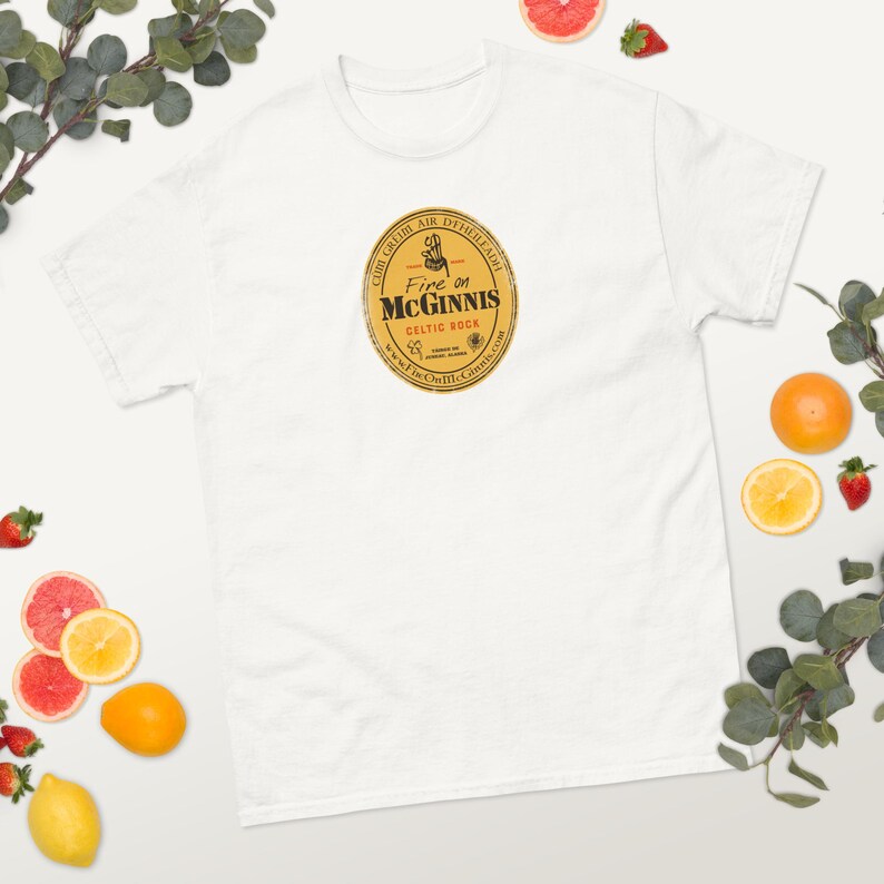 Fire on McGinnis - Guinness - Distressed Gold Label T-Shirt image 19