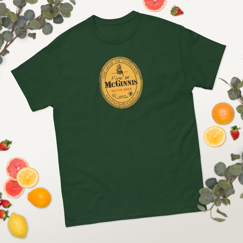 Fire on McGinnis - Guinness - Distressed Gold Label T-Shirt image 17