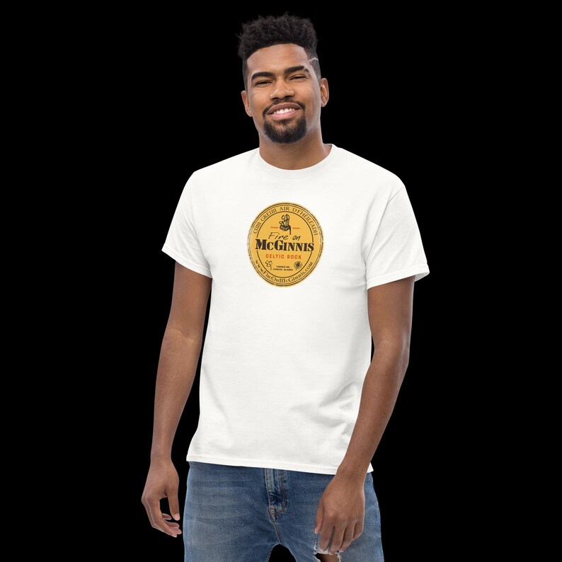 Fire on McGinnis - Guinness - Distressed Gold Label T-Shirt image 18