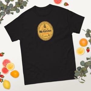 Fire on McGinnis - Guinness - Distressed Gold Label T-Shirt image 3