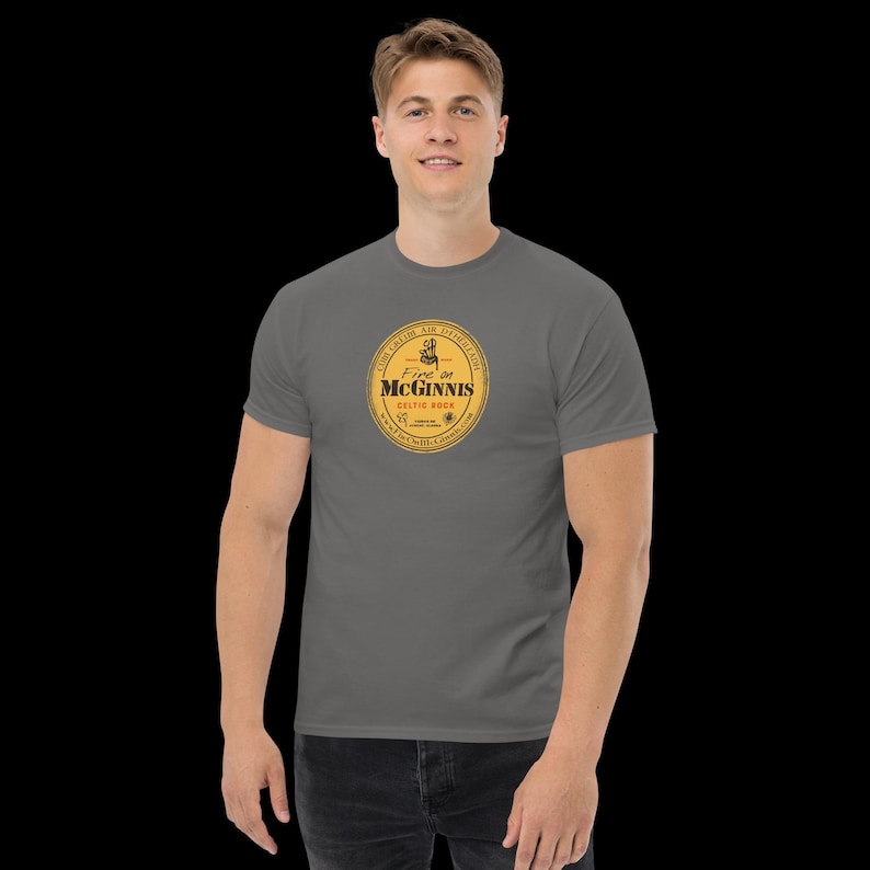 Fire on McGinnis - Guinness - Distressed Gold Label T-Shirt image 8