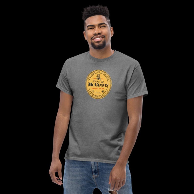Fire on McGinnis - Guinness - Distressed Gold Label T-Shirt image 10