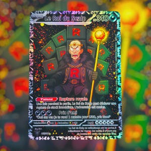 Carte Prankémon "Le Roi du Scalp" Black