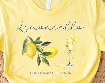 Limoncello Shirt, La Dolce Vita, Lemon Shirt, Italy T-Shirt, Amalfi Coast, Summer Shirt, Gift For Lemon Lovers, Italian Summer Shirt, Capri