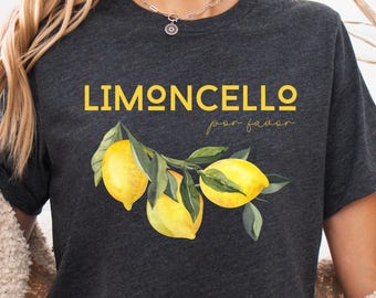 Limoncello Shirt, La Dolce Vita, Lemon Shirt, Italy T-Shirt, Amalfi Coast, Ladies Summer Shirt, Italian Summer Shirt, Italian Vacation Tee