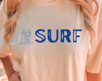 Surfer Shirt, Surfer T-Shirt, Surfing Tee, Vintage Surfer Shirt, Surf Wear, Surfer, Surfboard Tshirt, Hawaiian Shirt, Beachy Beachwear Shirt