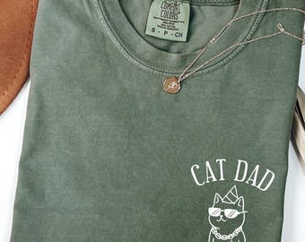 Custom Cat Dad Shirt, Cat Themed Gift, Gift For Cat Dad, Best Cat Dad T-Shirt, Cat Owner Gift, Cat Father Tee, Cat Dad Shirt Personalized
