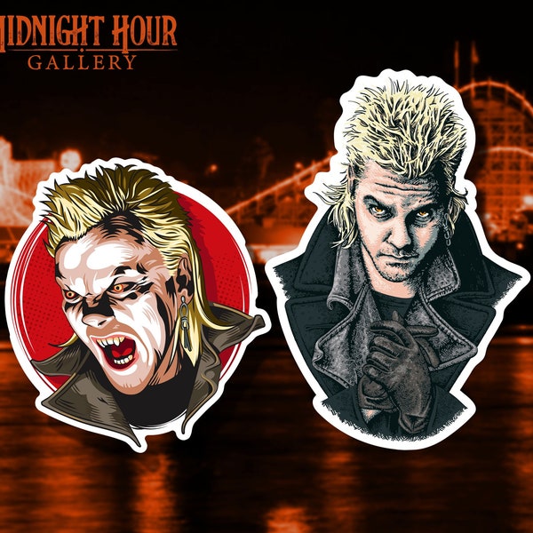 The Lost Boys Vinyl Sticker Set / Kiefer Sutherland Sticker Set - Die Cut Vinyl Sticker /FREE SHIPPING!