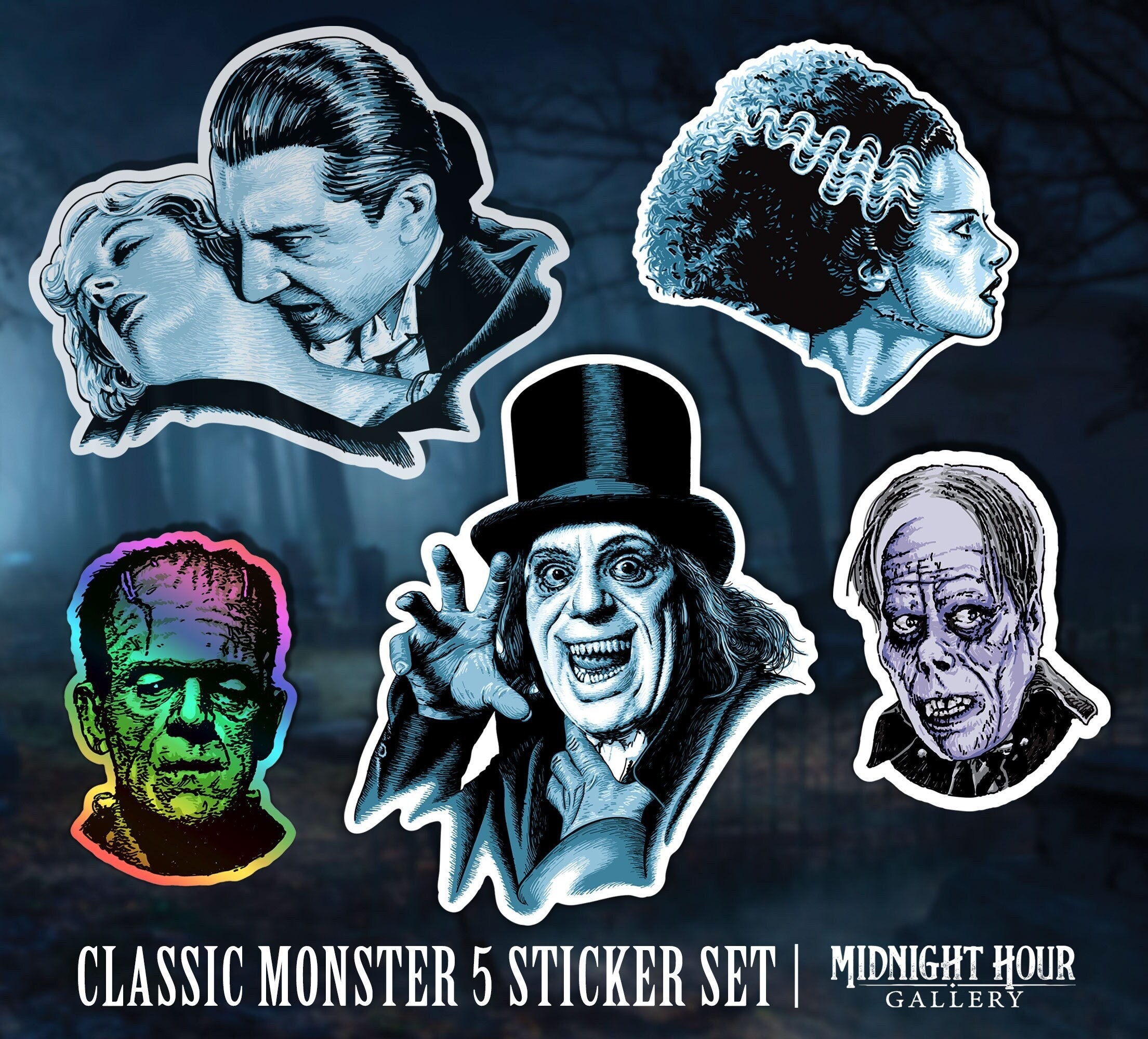 monsters  Sticker for Sale by coreymarry1