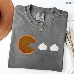 Comfort Colors Pumpkin Pie Shirt: Vintage Thanksgiving Tee, Fall Shirt