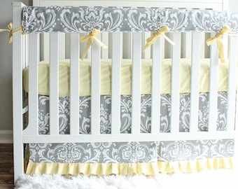 yellow crib bedding