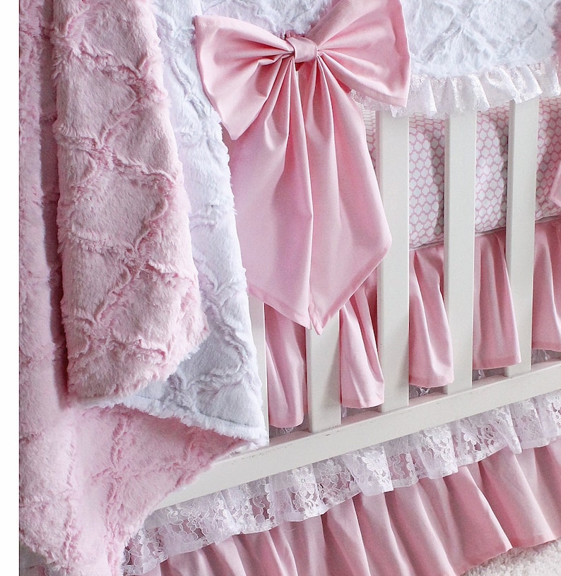 Ruffled Crib Skirt | Pink Parlor