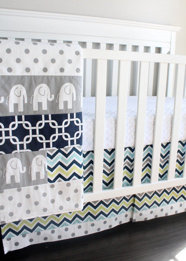 bumperless crib bedding