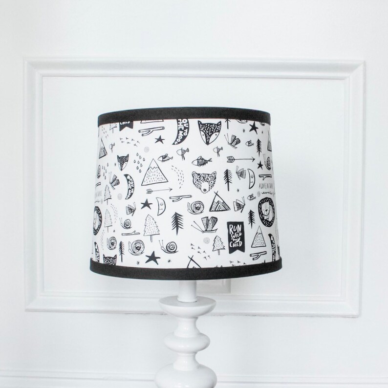 Boy Crib Bedding. Black White Teepee Arrow Crib Baby Woodland Etsy