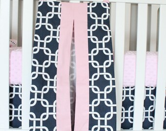 Navy and Pink Gotcha Diaper Stacker holder