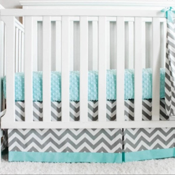 Chevron Baby Bedding Etsy