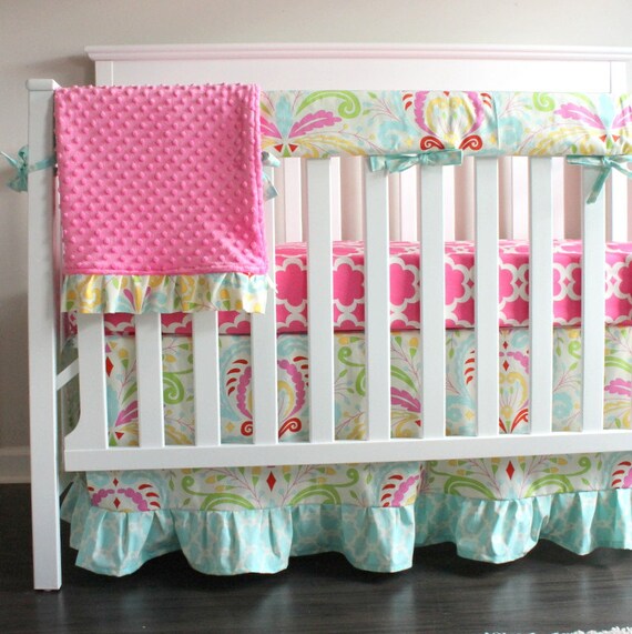kumari garden crib bedding