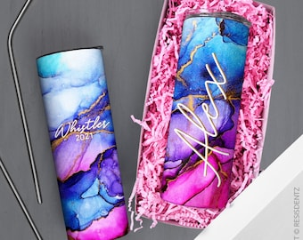 Geode Tumbler, Custom Bridesmaid Skinny Tumbler, Bridesmaid Tumbler, Birthday Tumbler,Personalized Tumbler,Bridesmaid Gift,Custom Drinkware