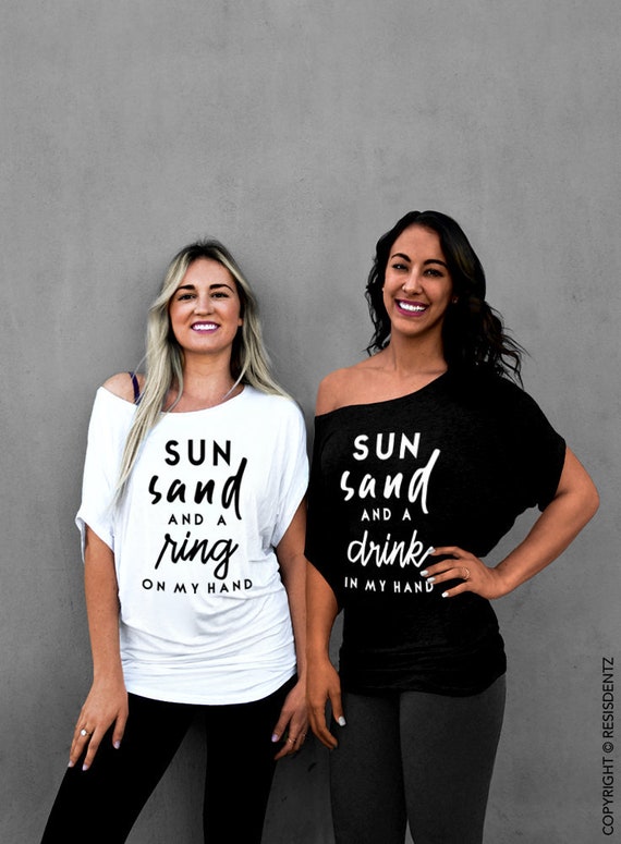 off the shoulder bachelorette shirts