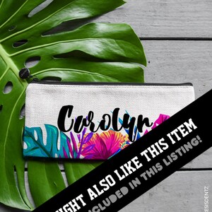 Tie Dye Custom Cosmetic Bag with Names Bridesmaid Bag, Personalized Makeup Bag, Coin Purse or Custom Jewelry Gift Bag,Custom Bridesmaid Gift image 5