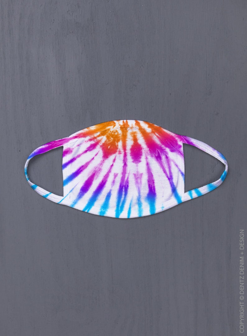 Custom Face Mask Tie Dye Design Masks for Bachelorette Party Etsy