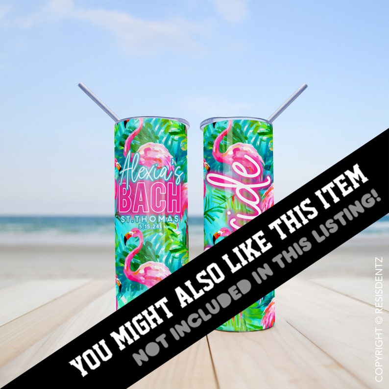 Flamingo Party Favor for Bachelorette Party Cozie Slim Seltzer Can Cooler Standard Size Flamingo Birthday Party Favor Shower Event Favor image 6