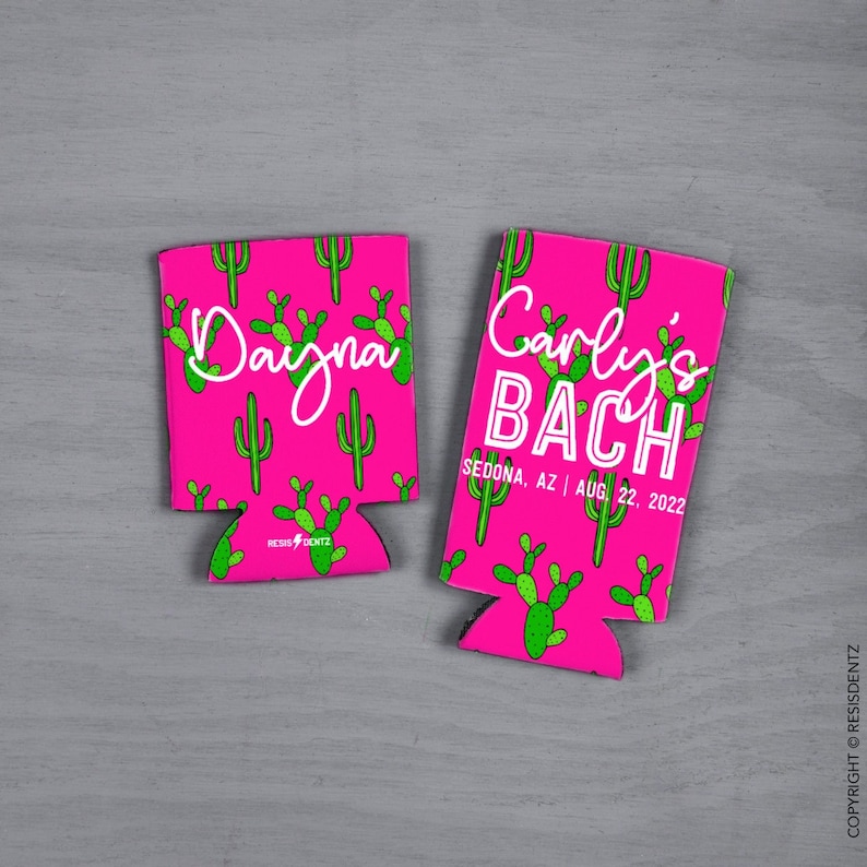 Cactus Pattern Can Coolers