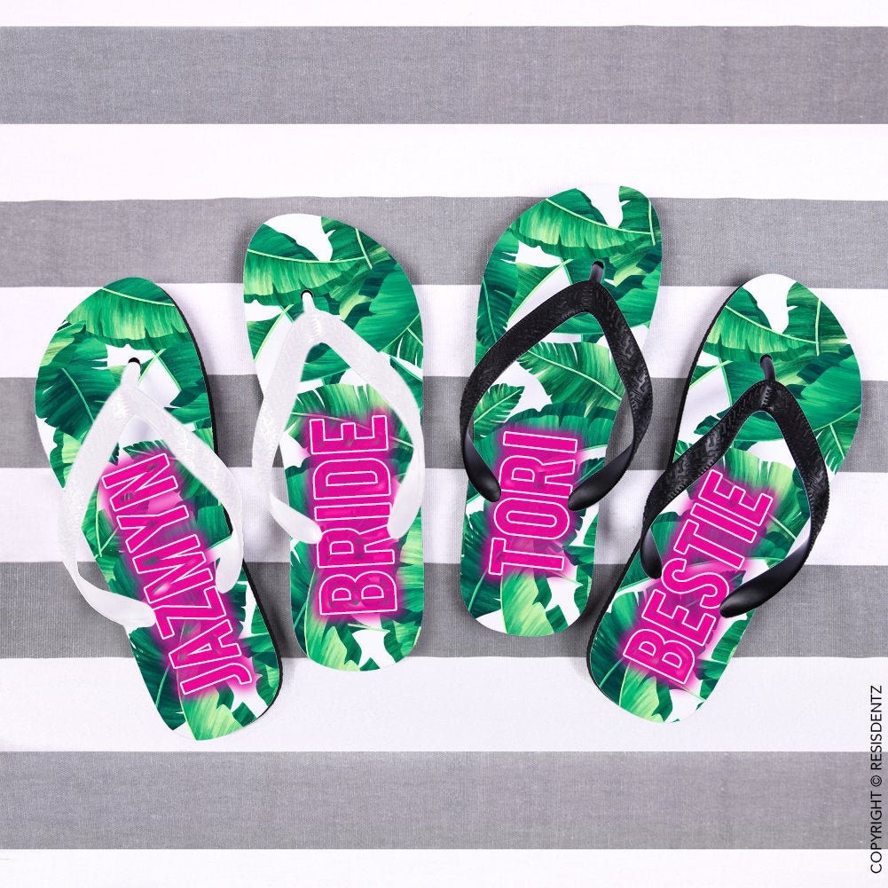 bridesmaid flip flops