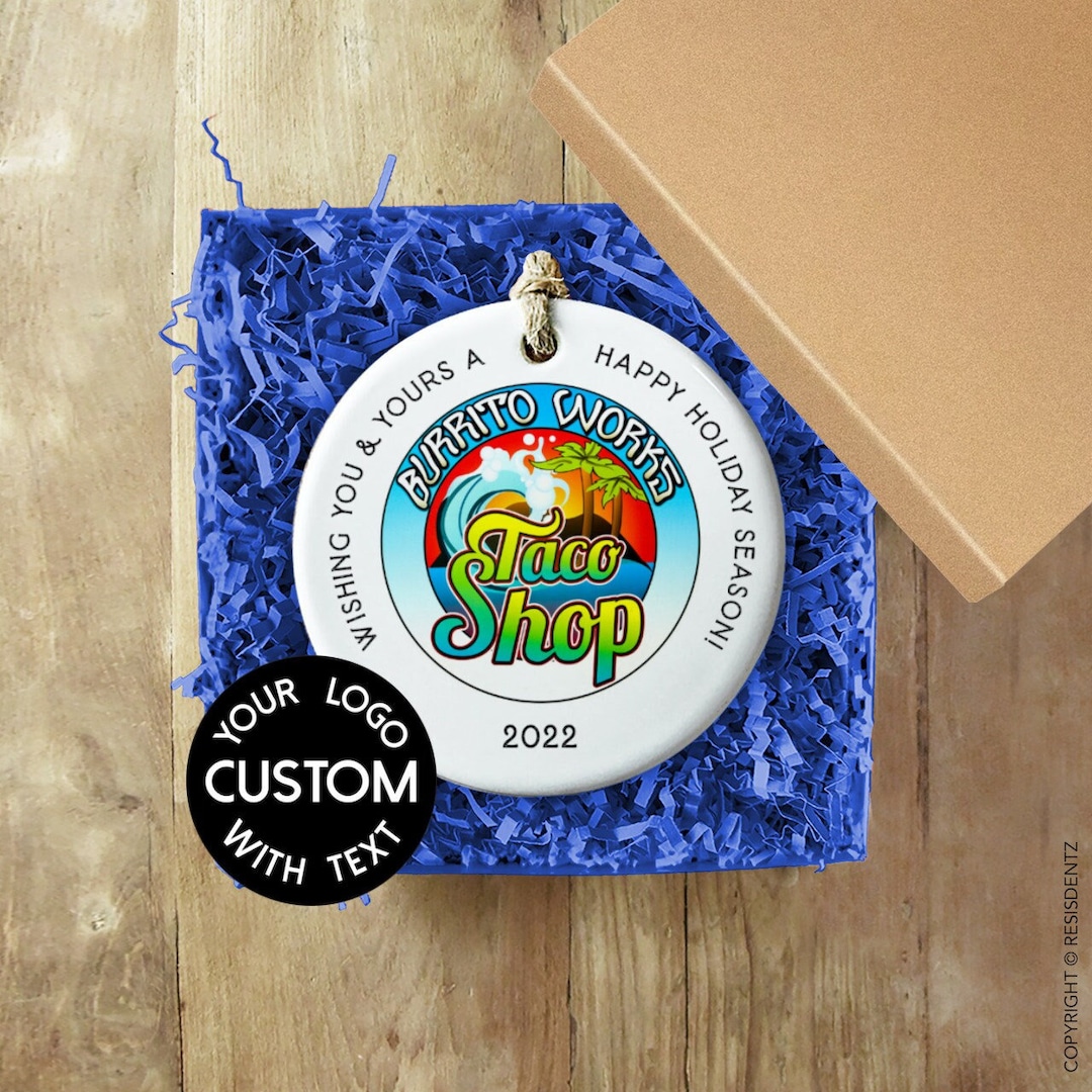 Custom Logo Christmas Ornaments 