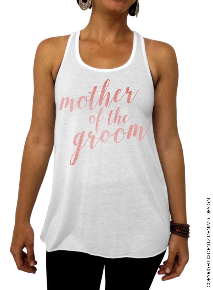 Mother of the Groom Tank Rose And Pearl Collection Flowy | Etsy