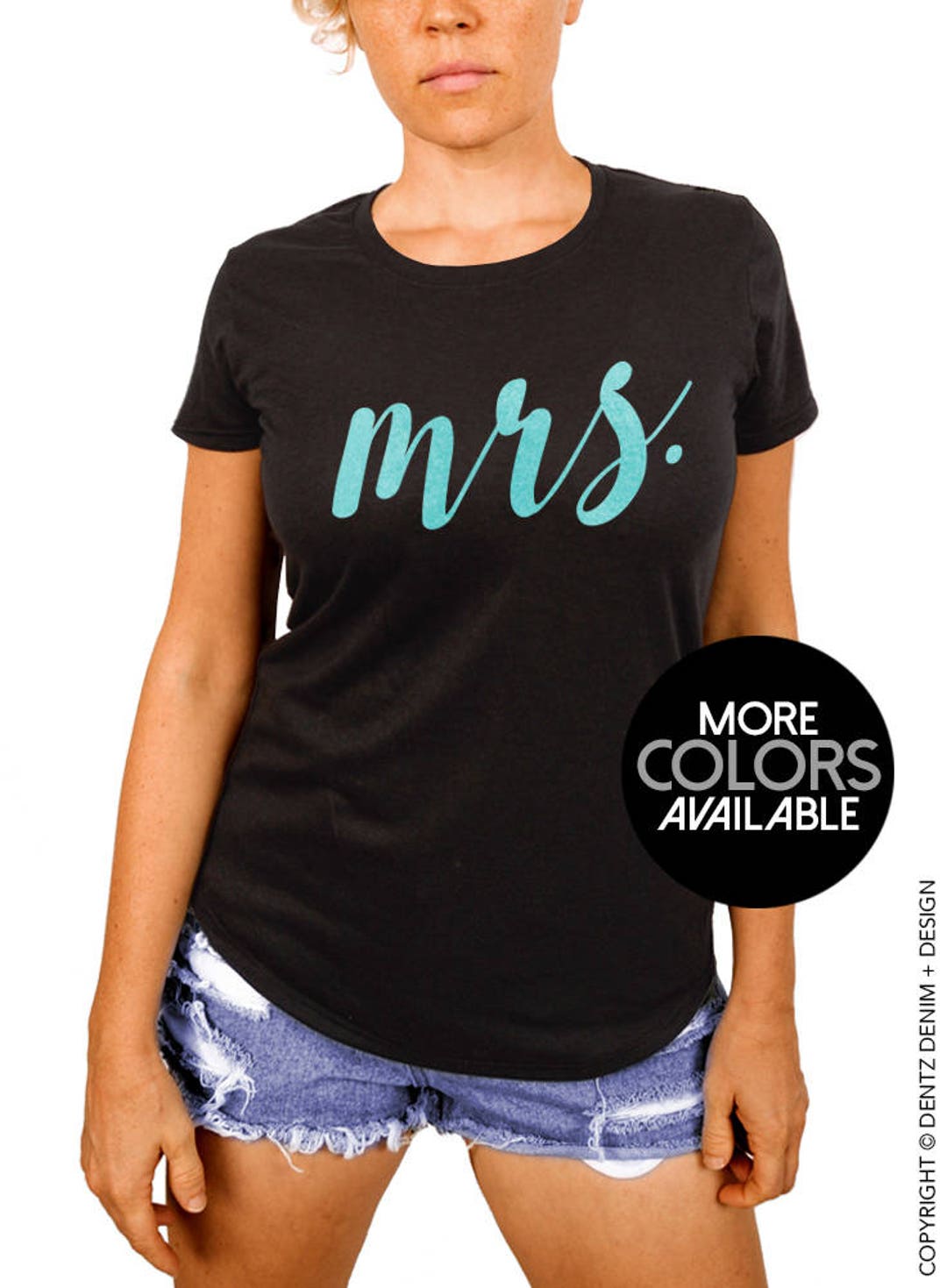 Mrs Rose and Pearl AQUA BLACK & WHITE Ink Women's - Etsy