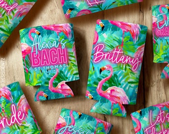 Flamingo Gastgeschenk für Junggesellinnenabschied Cozie Slim Seltzer Dosenkühler Standardgröße Flamingo Geburtstag Party Favor Shower Event Favor