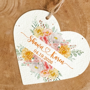 Bulk Plantable Seed Paper Wedding Favors for Guests Thank-You Favors Wildflower Seeds Baby Shower Decorations Custom Bridal Shower Eco Gifts